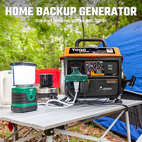 TogoPower 1000W Gasoline Portable Generator for Camping Outdoors
