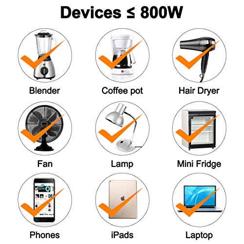 TogoPower 1000W Gasoline Portable Generator for Camping Outdoors