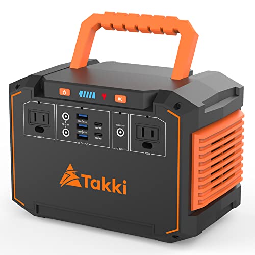Takki 300W Portable Power Station - Home, Camping, Emergency