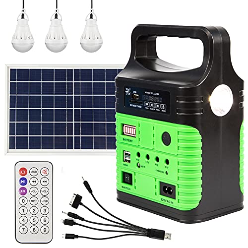 Solar Generator - Portable Power Station, 3 Sets LED Light