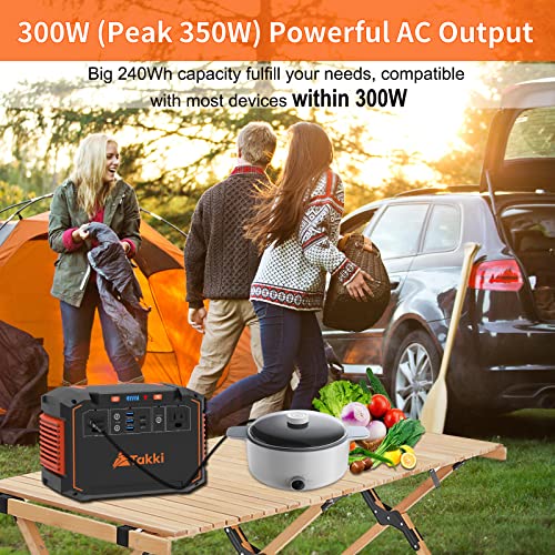 Takki 300W Portable Power Station - Home, Camping, Emergency