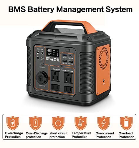 300W Portable Solar Generator Power Station for Camping