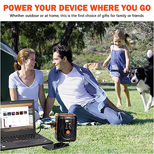 111Wh Portable Power Station - Camping Solar Generator