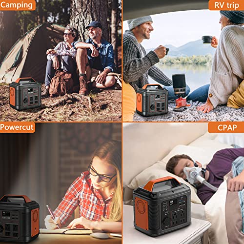 300W Portable Solar Generator Power Station for Camping