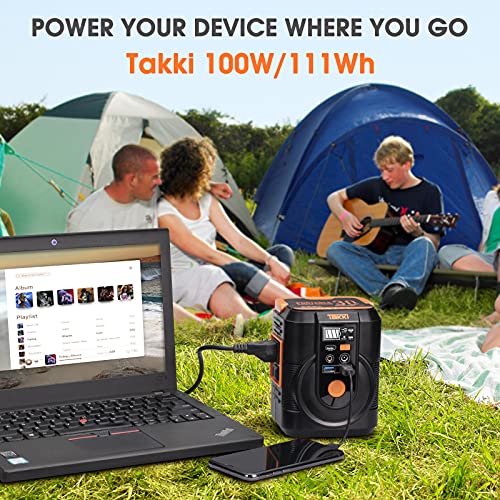 111Wh Portable Power Station - Camping Solar Generator