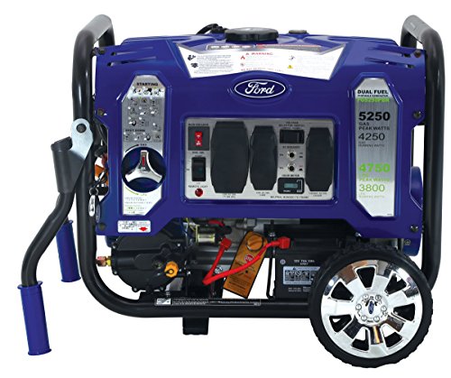 Ford 5,250W Dual Fuel Portable Generator with Switch & Go