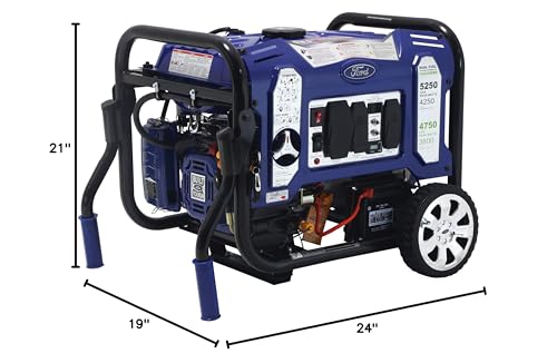 Ford 5,250W Dual Fuel Portable Generator with Switch & Go