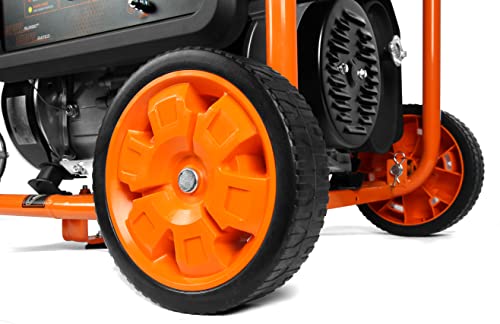 Portable Dual Fuel Generator with CO Shutdown Sensor