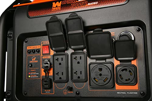 WEN 8750W Dual Fuel Inverter Generator with Remote Start