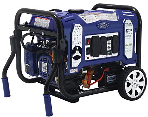 Ford 5,250W Dual Fuel Portable Generator with Switch & Go