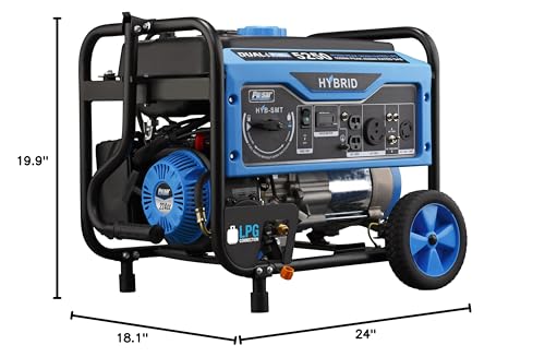Pulsar 5,250W Dual Fuel Portable Generator