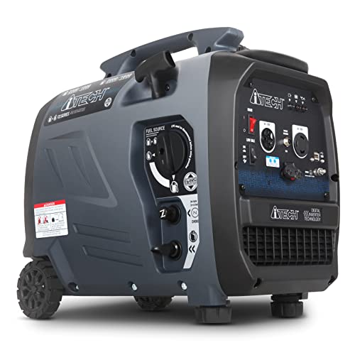 Powerful and Quiet Dual Fuel Portable Inverter Generator
