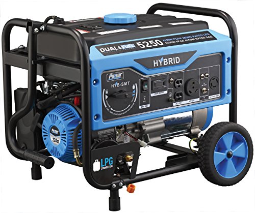 Pulsar 5,250W Dual Fuel Portable Generator