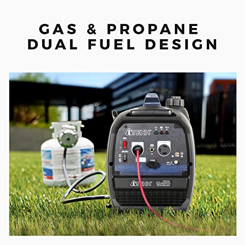 Powerful and Quiet Dual Fuel Portable Inverter Generator