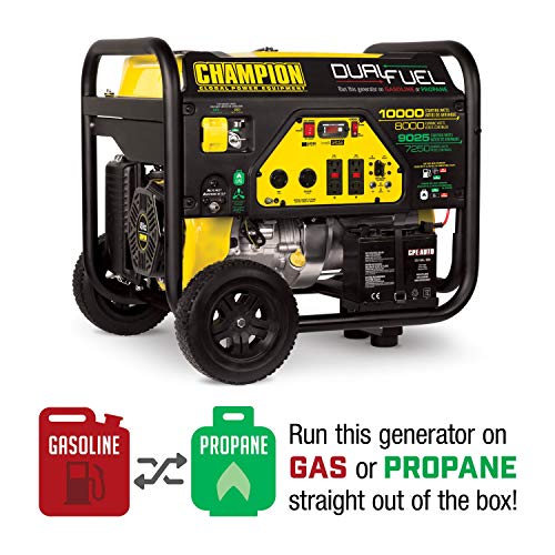 Champion 8000W Dual Fuel Portable Generator