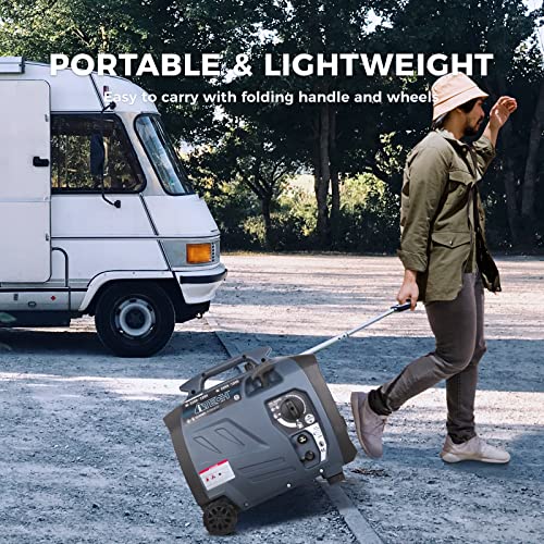 Powerful and Quiet Dual Fuel Portable Inverter Generator