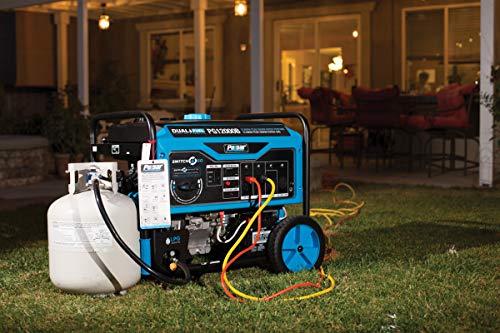 Pulsar Dual Fuel Portable Generator, 12,000W, CARB Approved