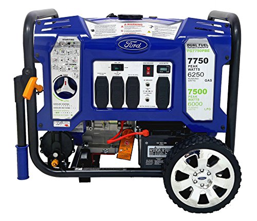 Ford FG7750PBE Portable Dual Fuel Generator