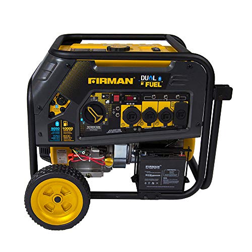 Versatile FIRMAN H08051 Dual Fuel Generator, 10,000-Watts