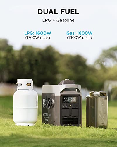 EF ECOFLOW 1800W Dual Fuel Inverter Generator
