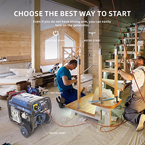 A-itech 12000W Generator, Dual Fuel Gas/Propane, Electric Start