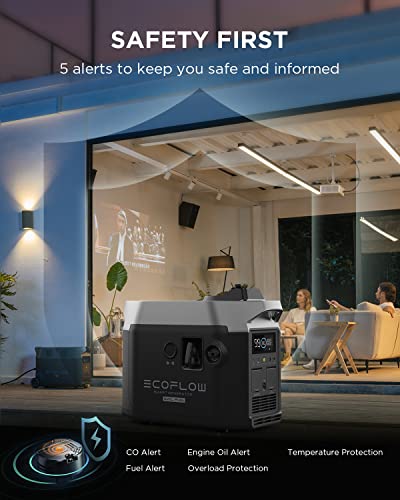 EF ECOFLOW 1800W Dual Fuel Inverter Generator