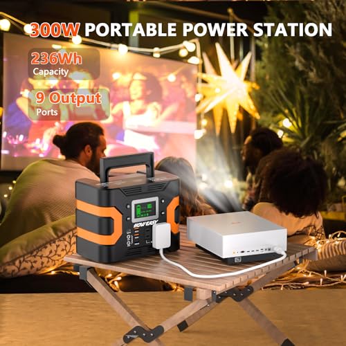 300W Portable Power Station - Solar Generator