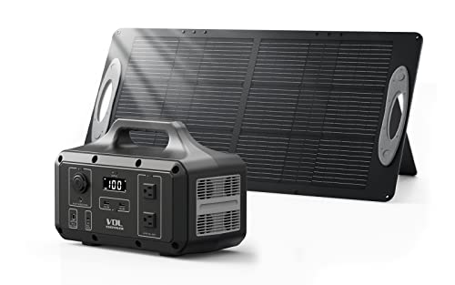 VDL Solar Generator 800W: 100W Solar Panel, 510Wh
