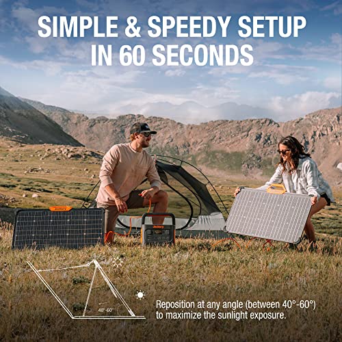 Jackery Solar Generator 1000 PRO with 2x80W Solar Panels