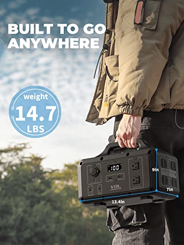 VDL Solar Generator 800W: 100W Solar Panel, 510Wh