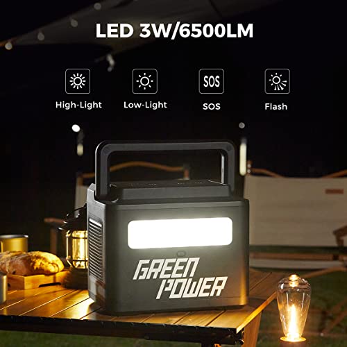 700W Green Power Portable Generator with LiFePO4 Battery