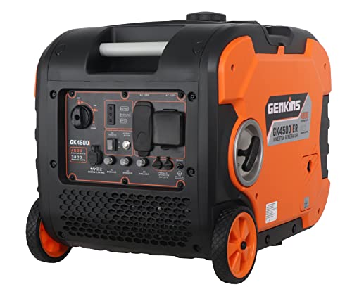 GENKINS 4500W Portable Inverter Generator - RV/Camper Friendly