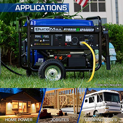 DuroMax XP4400EH Dual Fuel Portable Generator