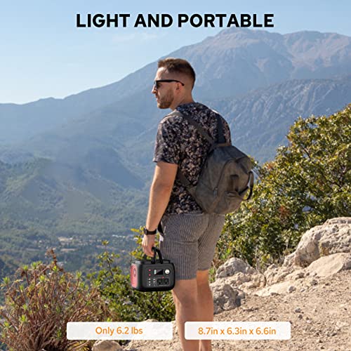 Portable Solar Generator: Power Station with Wireless Charging