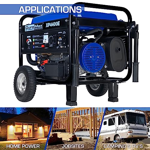 DuroMax XP4400E 4400W Electric Start Portable Generator