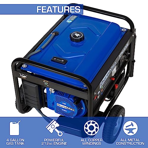 DuroMax XP4400E 4400W Electric Start Portable Generator
