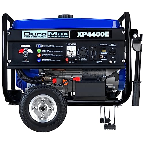 DuroMax XP4400E 4400W Electric Start Portable Generator