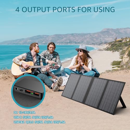 Portable Solar Panels for 100-500W Solar Generators