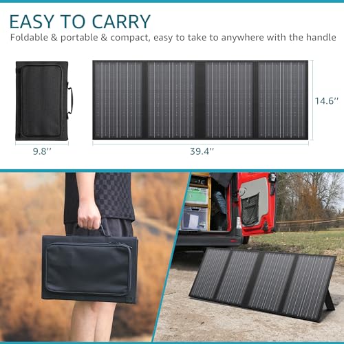 Portable Solar Panels for 100-500W Solar Generators