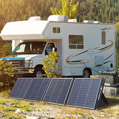 200W Portable Solar Panel Charger for RV Camping