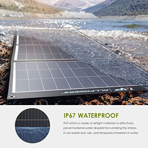 200W Portable Solar Panel Charger for RV Camping