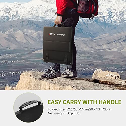 200W Portable Solar Panel Charger for RV Camping