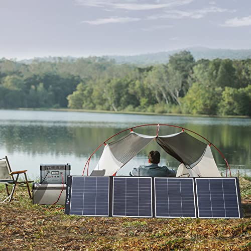 200W Portable Solar Panel Charger for RV Camping