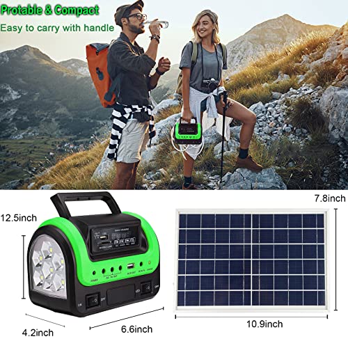 Solar Generator - Portable Power Station with Solar Panel