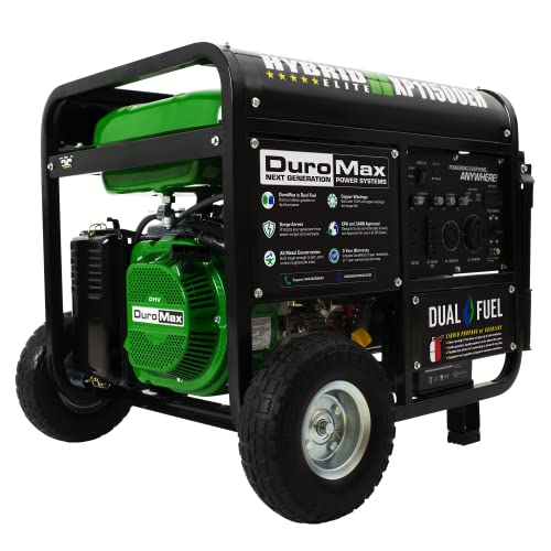 DuroMax XP11500EH Dual Fuel Portable Generator - 11500W