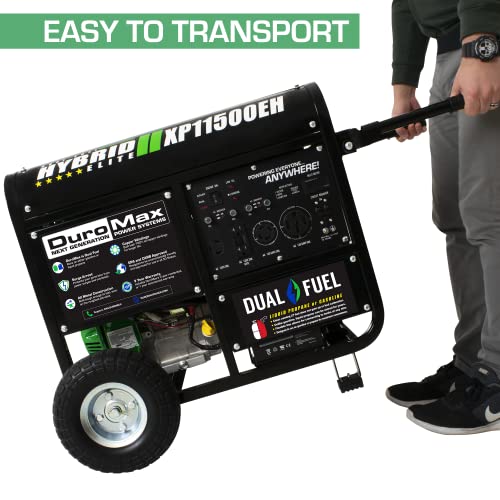 DuroMax XP11500EH Dual Fuel Portable Generator - 11500W
