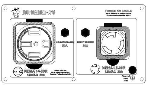 Portable Power Cord Adapter for RV Generators