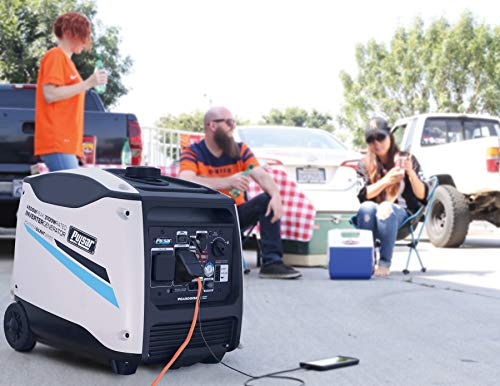 Pulsar 4500W Portable Inverter Generator, Remote Start