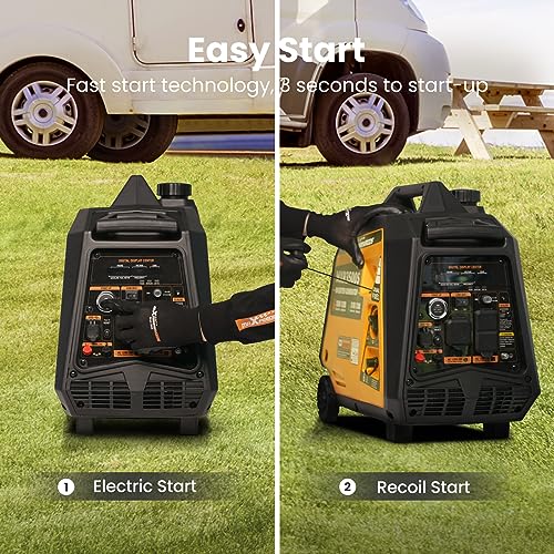 3500W Dual Fuel Inverter Generator for RV Camping