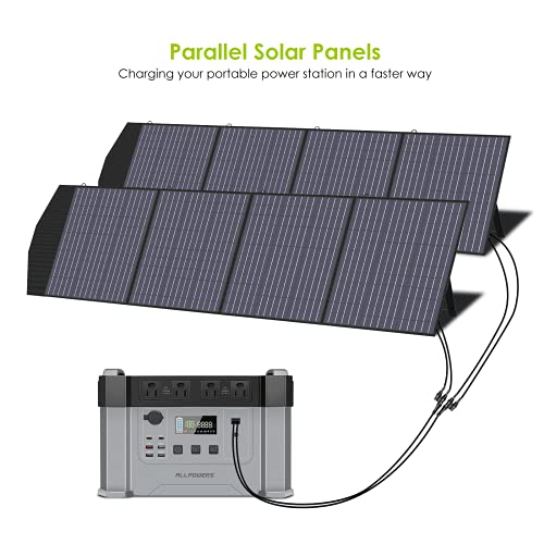 ALLPOWERS 200W Foldable Solar Panel Kit for RV